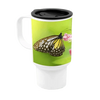 14 oz Plastic Travel Mug white by Luxe-Custom-Designer