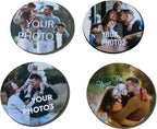 4x Ceramic coasters by Luxe Sensational