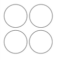 4x Mdf coasters by Luxe Sensational