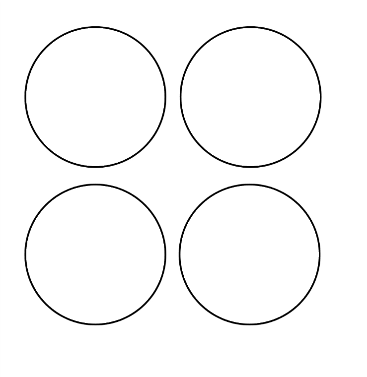 4x Mdf coasters by Luxe-Custom-Designer