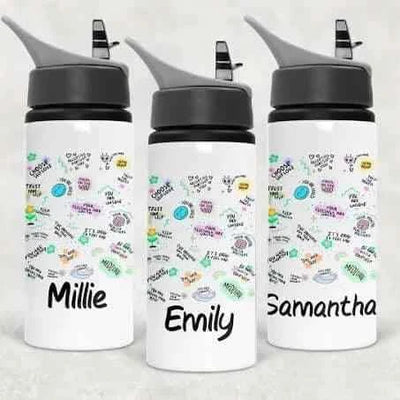 500ml Portable Aluminium Bottle - Silver by Luxe-Custom-Designer