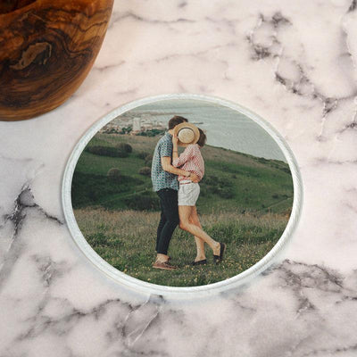 6x Glass Coasters by Luxe-Custom-Designer