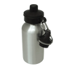 Aluminium Water Bottle 600ml Silver by Luxe-Custom-Designer