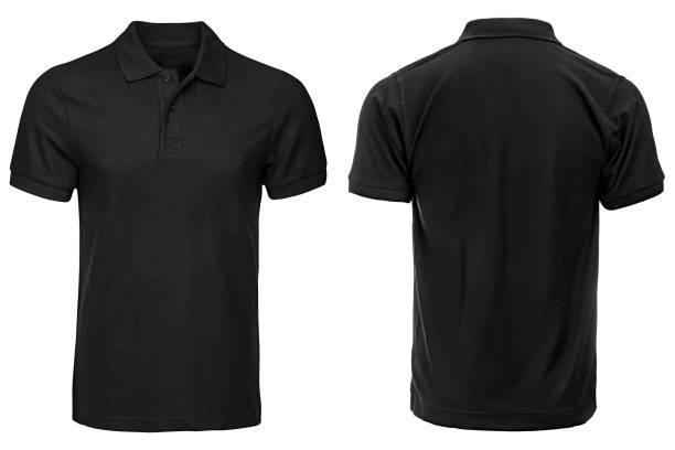 Black Polo Top by Luxe-Custom-Designer