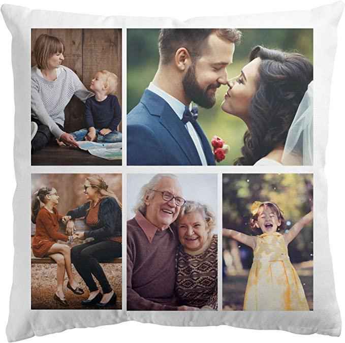 Custom White Velvet Cushion Cover 40cm by 40cm - Cushions with Photos by Luxe-Custom-Designer