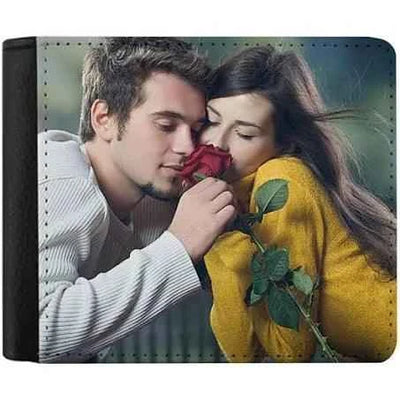 Faux Leather Photo Wallet by Luxe-Custom-Designer