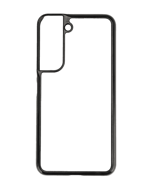 Galaxy S22 Plus Rubber Case - Black Protective Cover by Luxe-Custom-Designer
