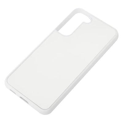 Galaxy S22 Plus Rubber Case - White Protective Cover by Luxe-Custom-Designer