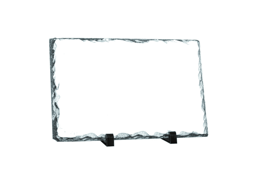 Gloss Photo Slate Rectangle 12cm x 22cm by Luxe-Custom-Designer
