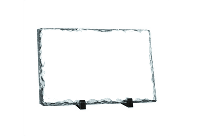 Gloss Photo Slate Rectangle 12cm x 22cm by Luxe-Custom-Designer