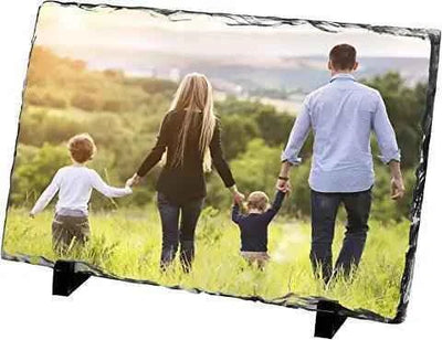 Gloss Photo Slate Rectangle 12cm x 22cm by Luxe-Custom-Designer