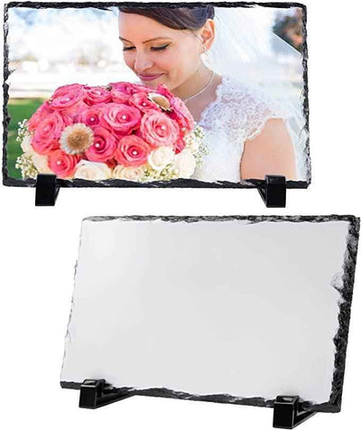 Gloss Photo Slate Rectangle 15cm x 19cm by Luxe-Custom-Designer