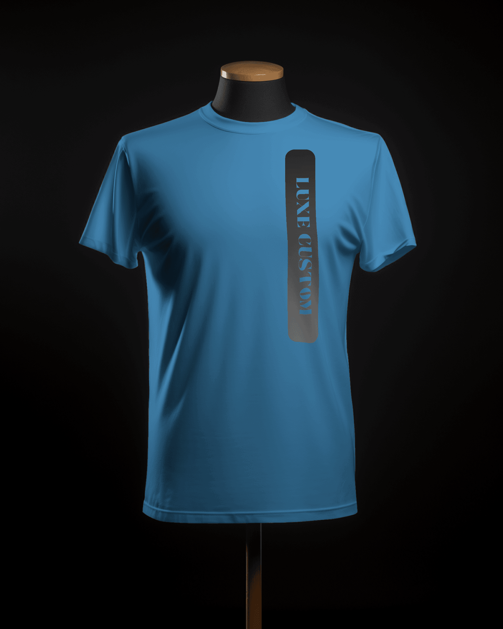 Gradient Dark Blue T-Shirt for Unique Style and Ultimate Comfort by Luxe-Custom-Designer