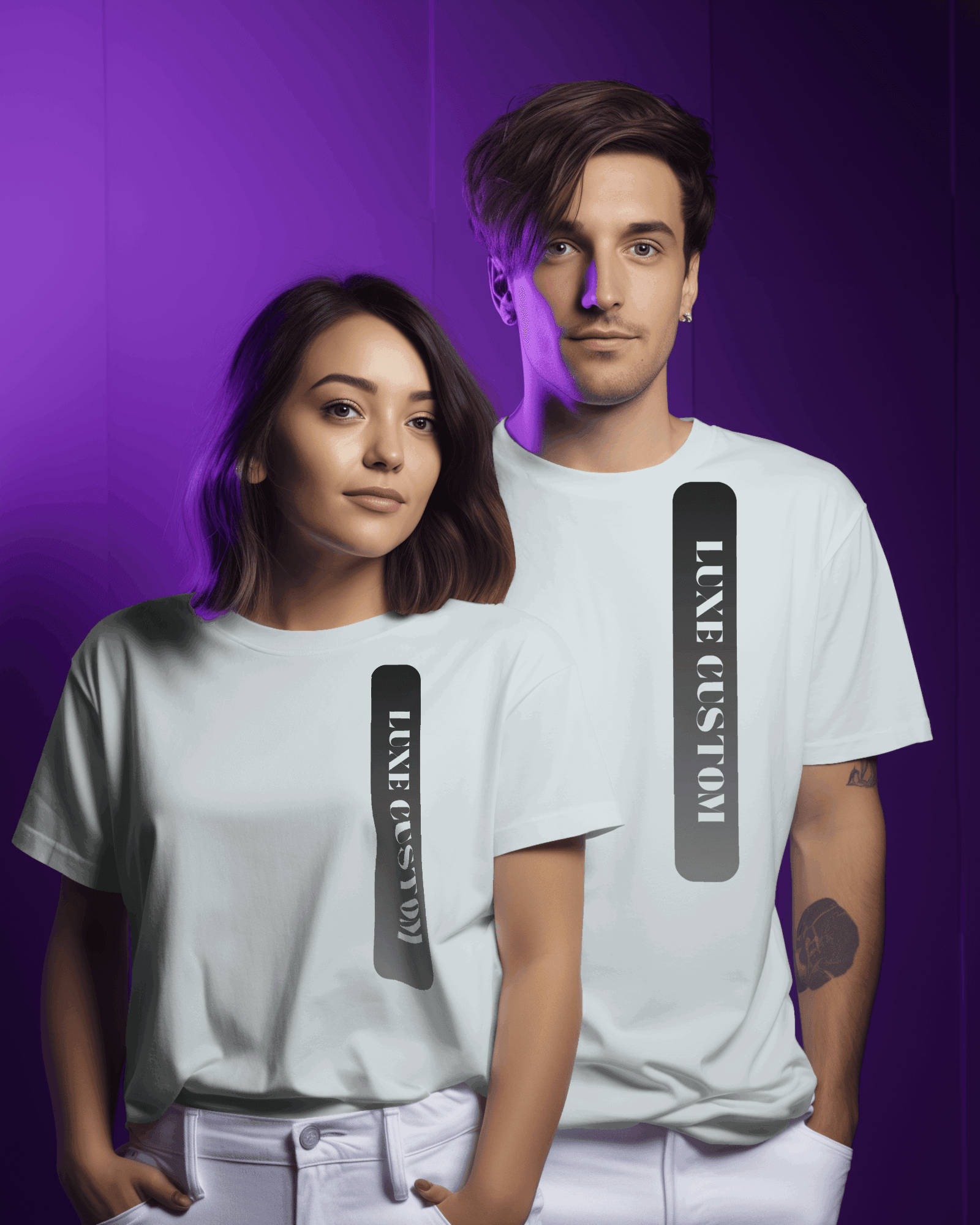 Gradient Dark Blue T-Shirt for Unique Style and Ultimate Comfort by Luxe-Custom-Designer