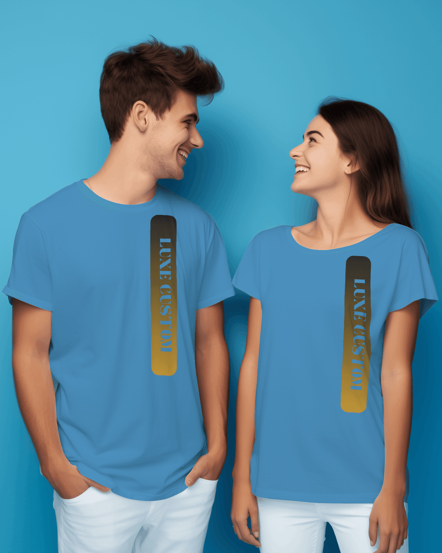 Gradient GLD T-Shirt for Trendy Fashion and Comfortable Style by Luxe-Custom-Designer