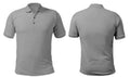Grey Polo Top by Luxe Sensational