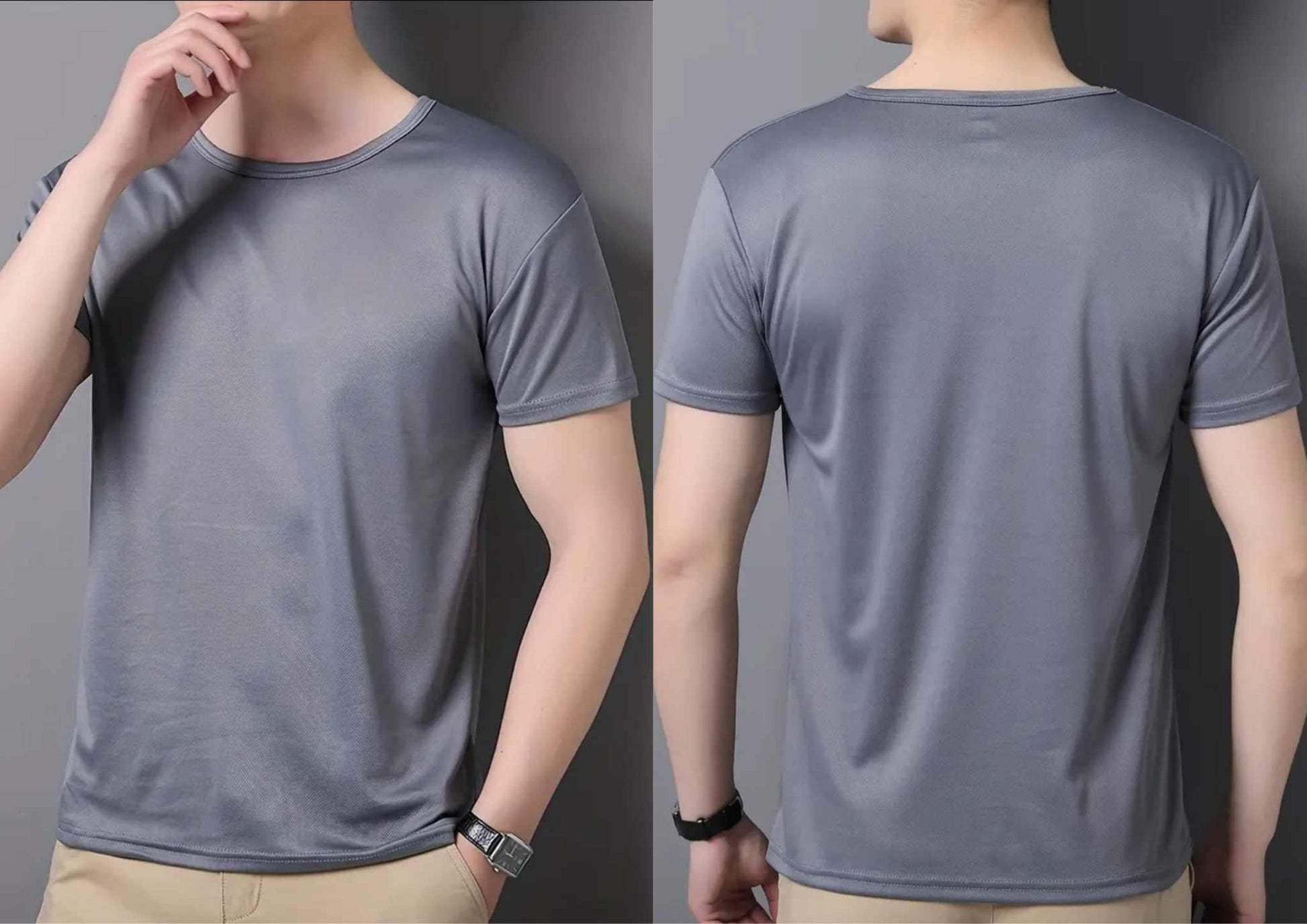 Grey T-Shirt unisex by Luxe-Custom-Designer