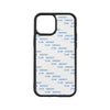 iPhone 13 Mini Rubber Case in Black - Durable Protection by Luxe-Custom-Designer