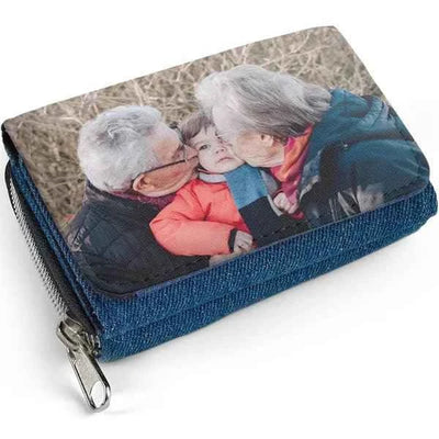 Ladies Denim Purse by Luxe-Custom-Designer