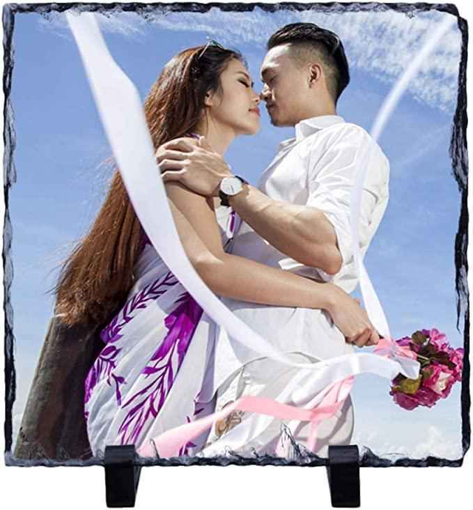 4 Photo Gloss Photo Slate - Square 19cm x 19cm by Luxe-Custom-Designer