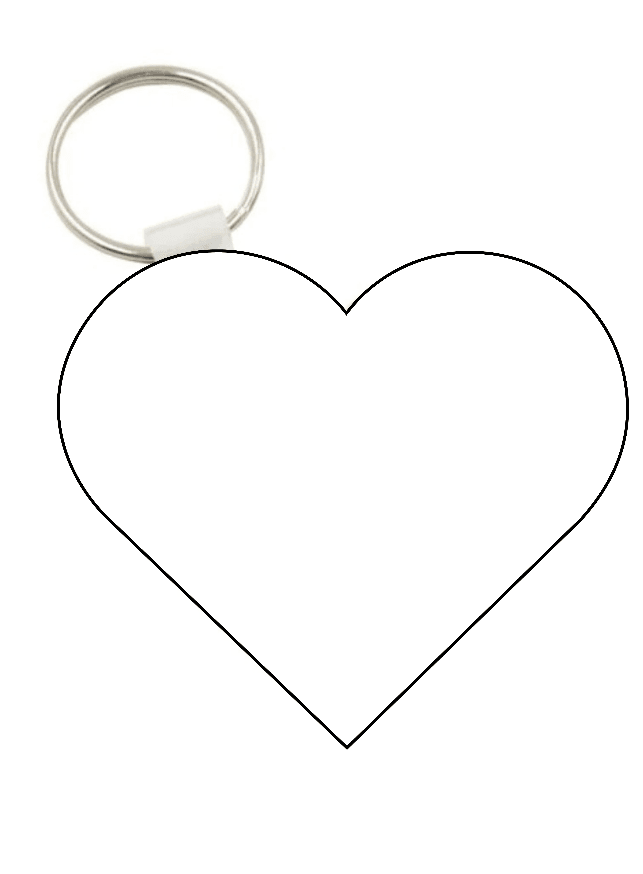 MDF Keyring double print by Luxe-Custom-Designer