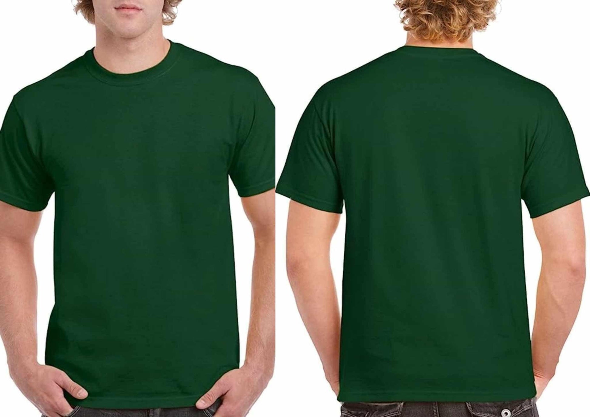 Men's Green T-Shirt by Luxe-Custom-Designer