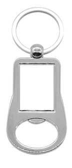 Metals silver keyring by Luxe Sensational