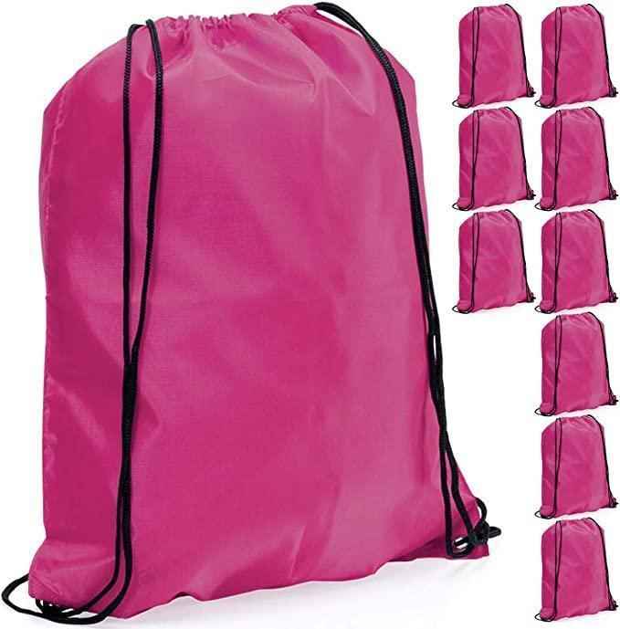 Personalised Drawstring Backpack, Gym Rucksack, School Sport Bag, PE Kit Bag by Luxe-Custom-Designer