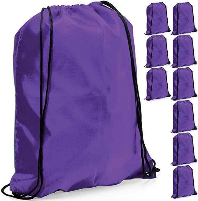 Personalised Drawstring Backpack, Gym Rucksack, School Sport Bag, PE Kit Bag by Luxe-Custom-Designer