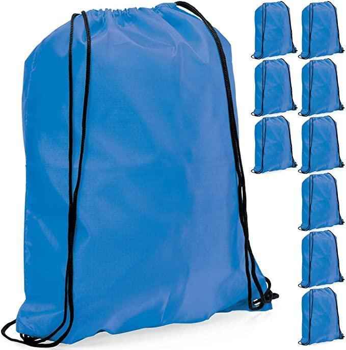 Personalised Drawstring Backpack, Gym Rucksack, School Sport Bag, PE Kit Bag by Luxe-Custom-Designer