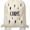 Personalised Drawstring Backpack, Gym Rucksack, School Sport Bag, PE Kit Bag by Luxe-Custom-Designer