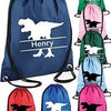 Personalised Drawstring Backpack, Gym Rucksack, School Sport Bag, PE Kit Bag by Luxe-Custom-Designer