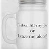 Personalised Frosted glass Mason Jar with straw by Luxe-Custom-Designer