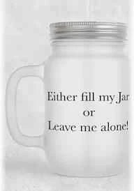 Personalised Frosted glass Mason Jar with straw by Luxe-Custom-Designer