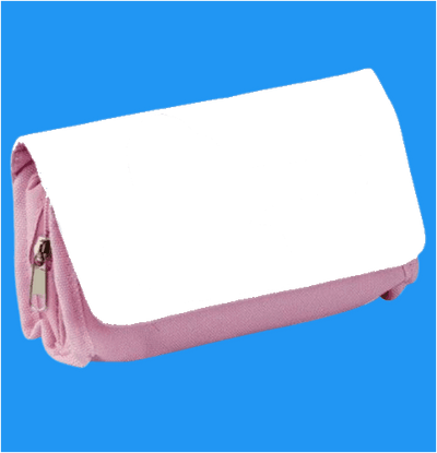 Personalised Pencil Case Bag - Pink by Luxe-Custom-Designer
