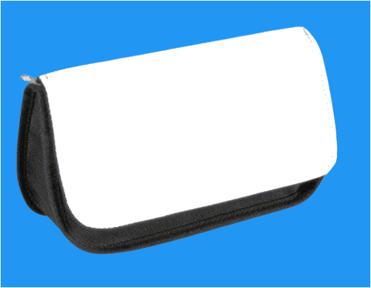 Personalised Pencil Case / Make Up Bag Black by Luxe-Custom-Designer