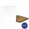 Personalised Square MDF Coaster With Cork by Luxe-Custom-Designer