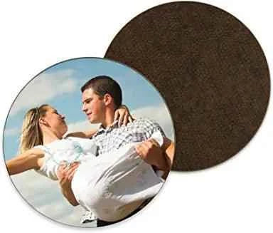 Photo Round Hardboard Coaster by Luxe-Custom-Designer