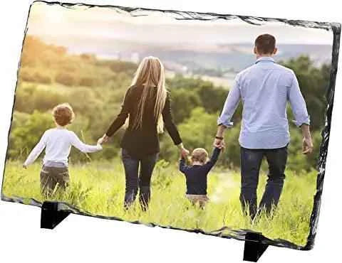 Photo Slate Rectangle 15cm x 19cm by Luxe-Custom-Designer