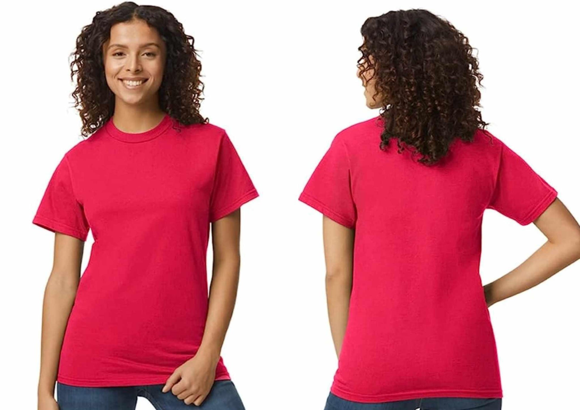 Red Unisex T-Shirt personalised by Luxe-Custom-Designer