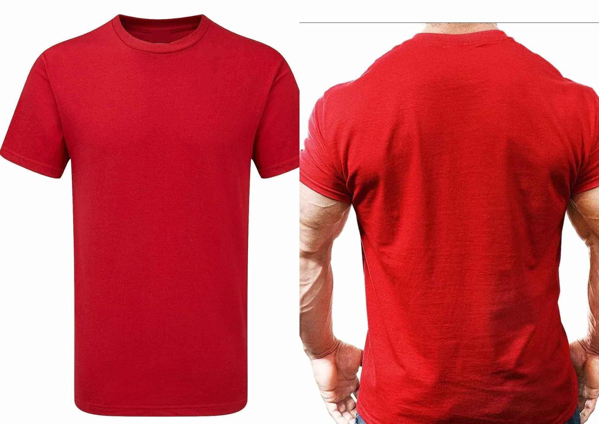 Red Unisex T-Shirt personalised by Luxe-Custom-Designer