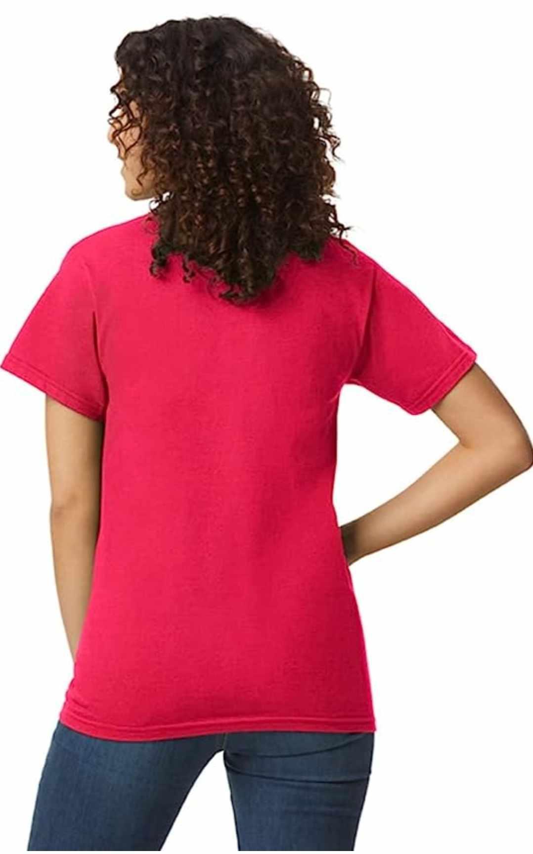 Red Unisex T-Shirt personalised by Luxe-Custom-Designer