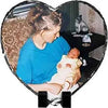 Rock Photo Slate - Heart Medium by Luxe-Custom-Designer