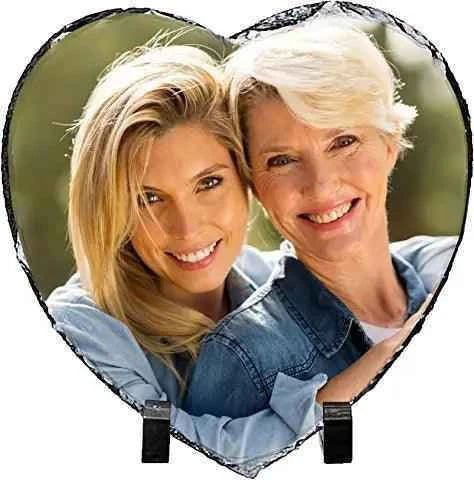 Rock Photo Slate - Heart Medium by Luxe-Custom-Designer