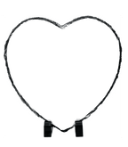 Rock Photo Slate - Heart Small 13.5cm by 13.5 cm by Luxe Sensational