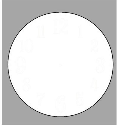 Round Hardboard Custom Photo Clocks by Luxe-Custom-Designer