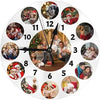Round Hardboard Custom Photo Clocks by Luxe-Custom-Designer