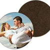Round MDF Coaster With Cork by Luxe-Custom-Designer