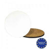 Round MDF Coaster With Cork by Luxe-Custom-Designer