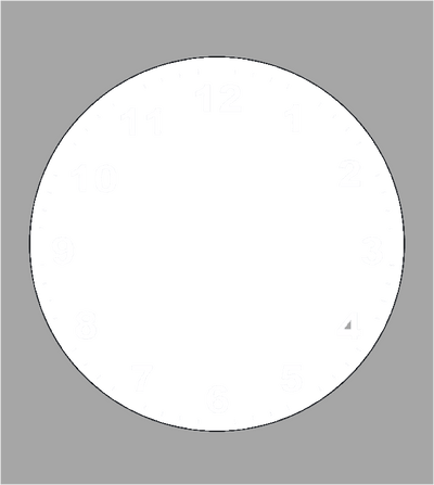 Round Photo Glass Clock 20cm by Luxe-Custom-Designer